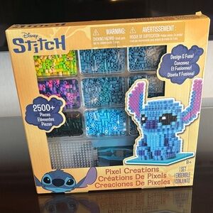 Disney Stitch Pixel Creations Bead Kit - Blue, Purple, Pink